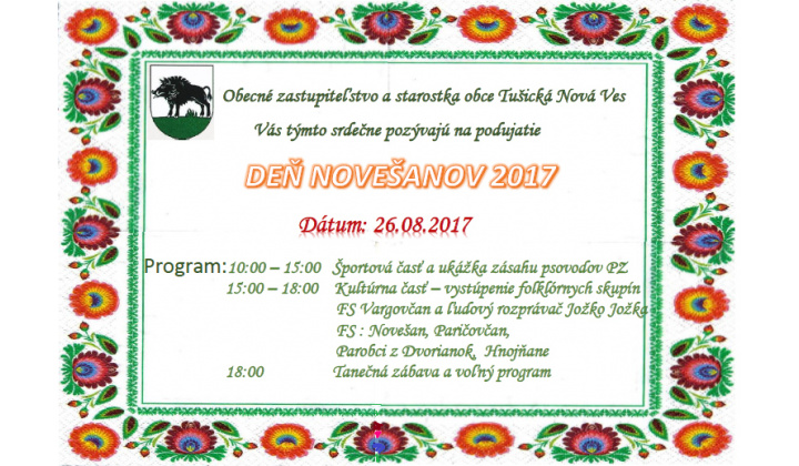 Deň Novešanov 2017